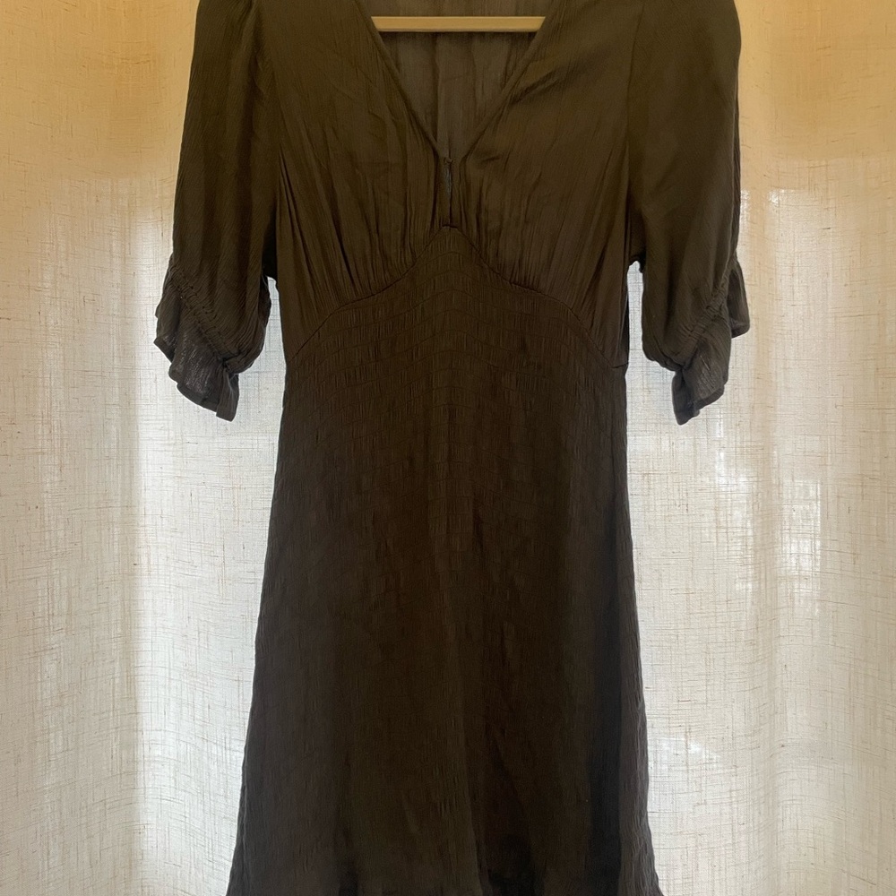 O'Neill women’s Dalia short dress slate gray sz med